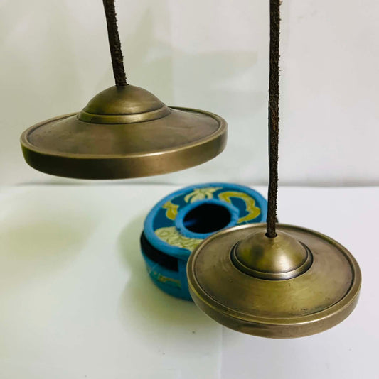 3 Inch Tibetan Tingsha Cymbals for Sound Healing – Handmade In Nepal