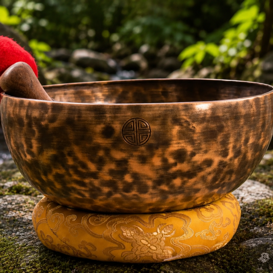 20 Inch Full Moon Singing Bowl – Authentic Handmade Tibetan Bowl