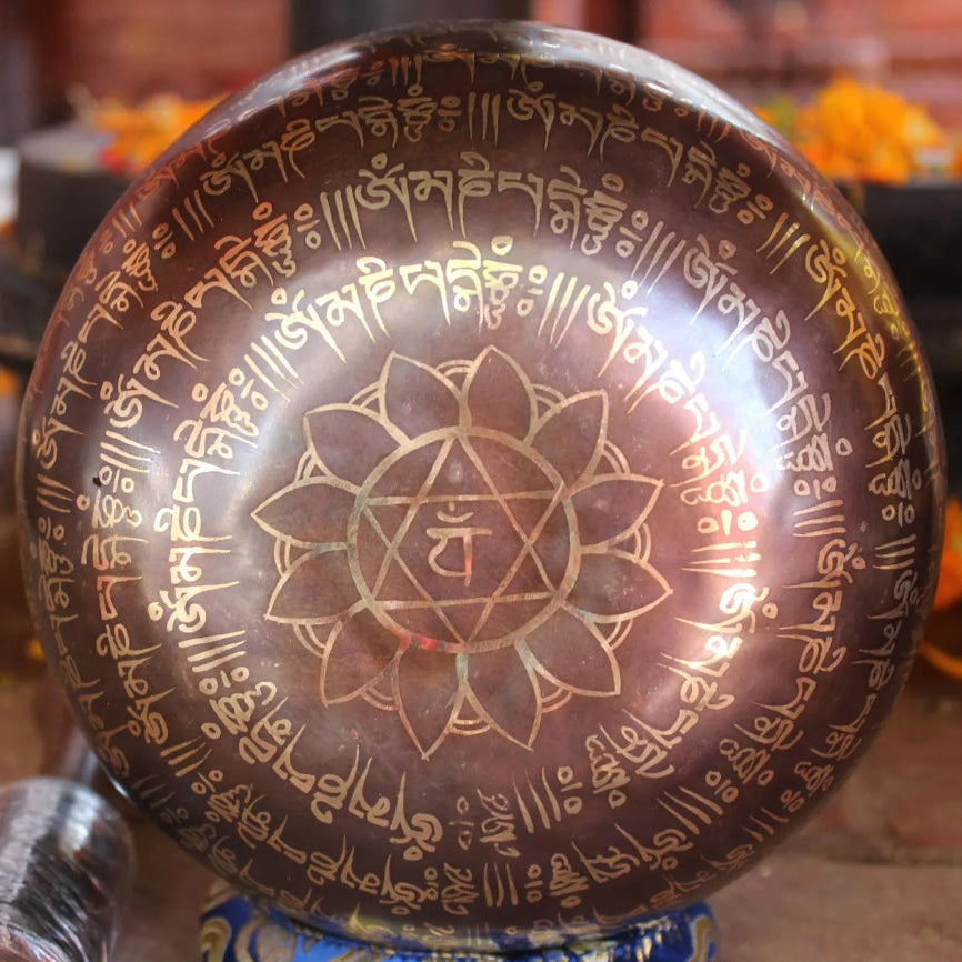 Authentic Sound Healing Bowl for Meditation, Mindfulness-Tree of Life