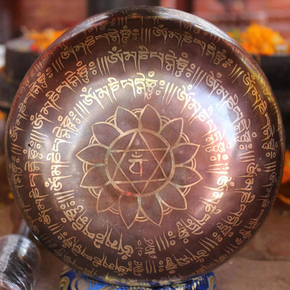 Authentic Sound Healing Bowl for Meditation, Mindfulness-Tree of Life