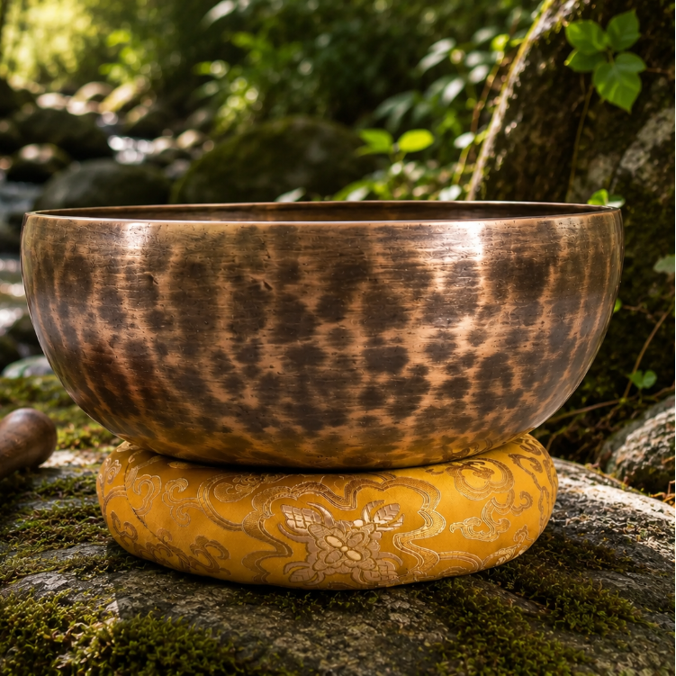 20 Inch Full Moon Singing Bowl – Authentic Handmade Tibetan Bowl