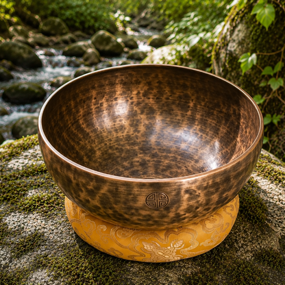 20 Inch Full Moon Singing Bowl – Authentic Handmade Tibetan Bowl