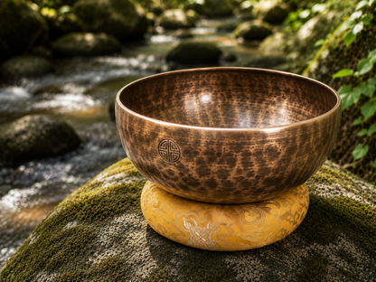 20 Inch Full Moon Singing Bowl – Authentic Handmade Tibetan Bowl