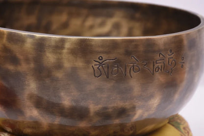 8-inch Handmade Singing Bowl-Manipura Chakra for Confidence