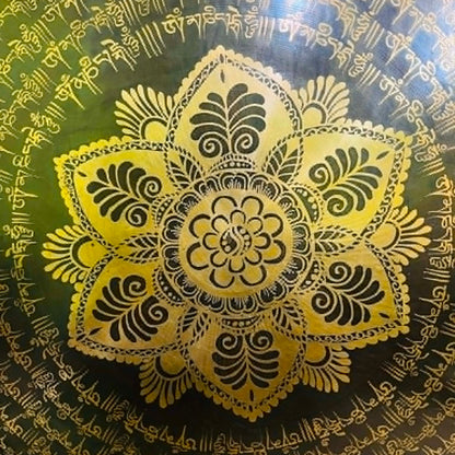 18 Inch Himalayan Gong – Handcrafted Tibetan Meditation & Sound Healing Gong from Nepal