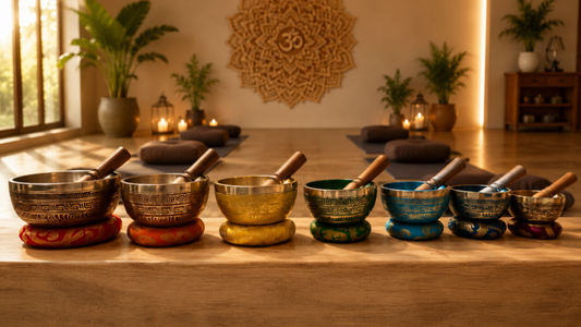 Handcrafted Tibetan Singing Bowl –Meditation Yoga & Sound Healing Kit