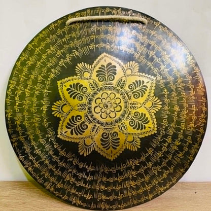 18 Inch Himalayan Gong – Handcrafted Tibetan Meditation & Sound Healing Gong from Nepal
