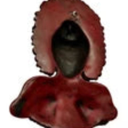 Handcrafted Red Namaste Buddha Wall Hanging - Yoga Studio Wall Art
