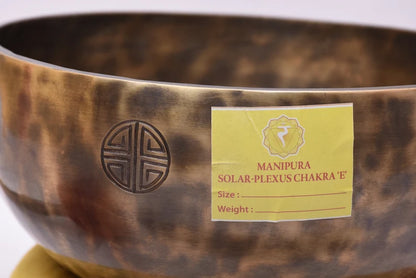 8-inch Handmade Singing Bowl-Manipura Chakra for Confidence