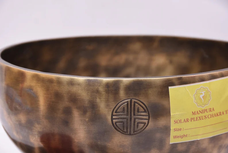 8-inch Handmade Singing Bowl-Manipura Chakra for Confidence