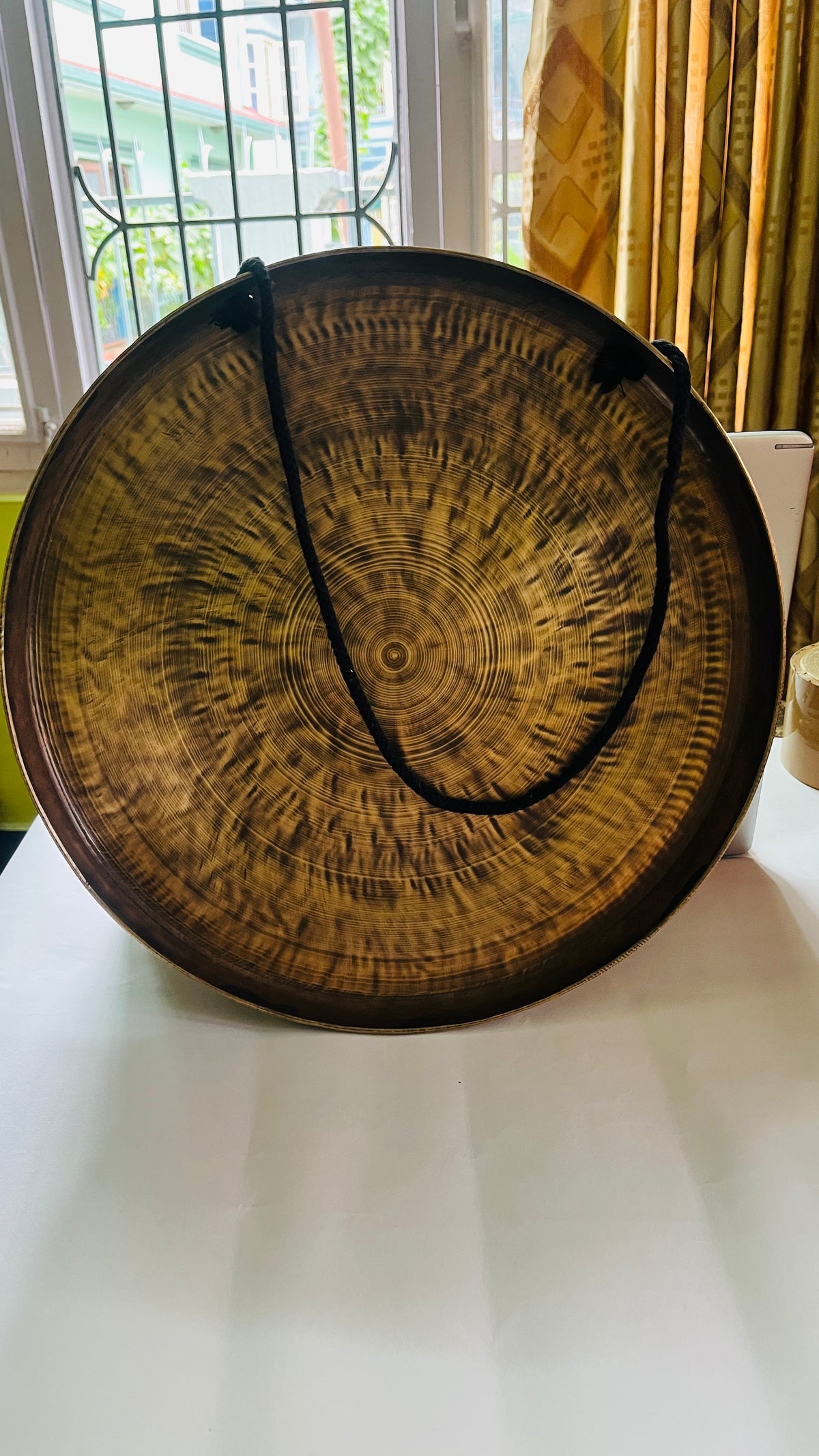 Large Tibetan Gong: Handmade Sound Healing Meditation Gong: Sound bath