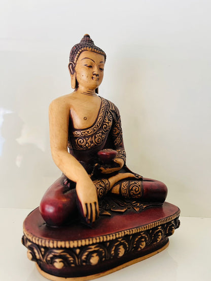9 inch Tall Meditating Buddha Figurine-Spiritual Gift