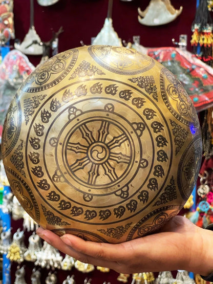 Hand-Hammered Shakyamuni Buddha Tibetan Singing Bowl- Sound Healing