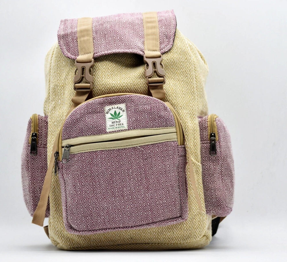 Handcrafted Hemp Backpack – Eco-Friendly & Sustainable Travel Bag
