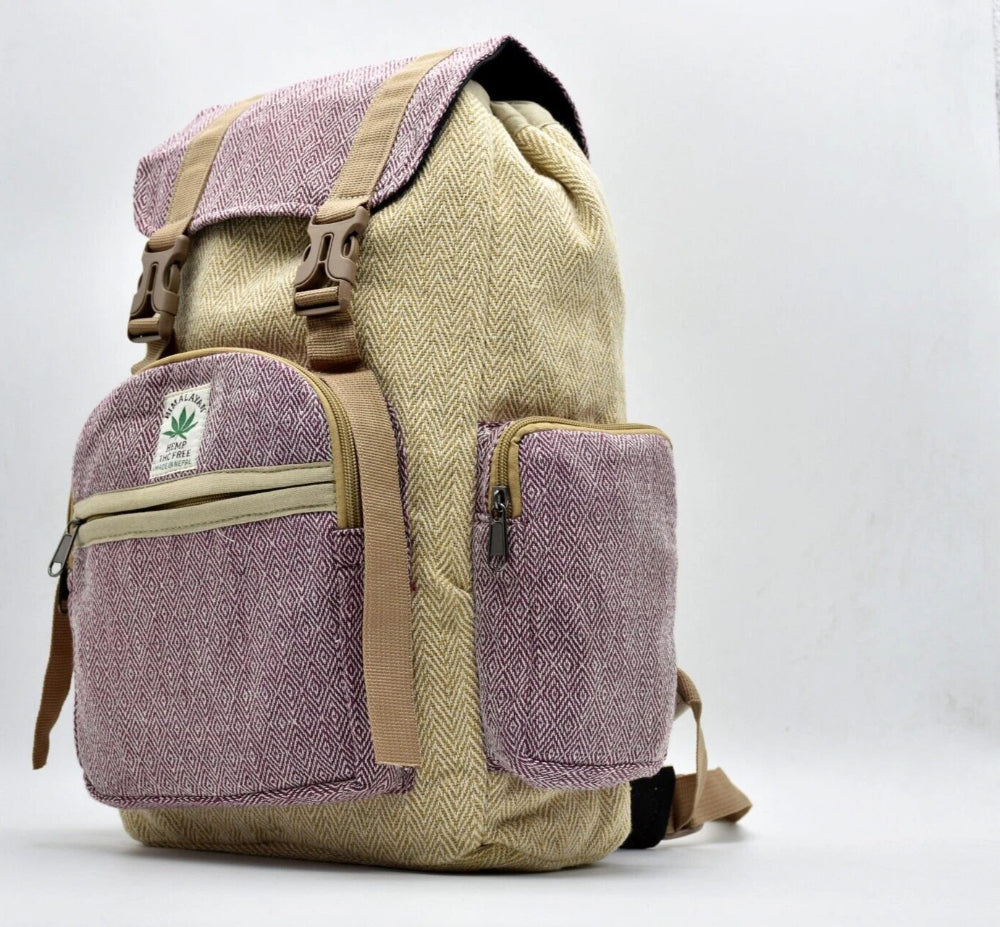 Handcrafted Hemp Backpack – Eco-Friendly & Sustainable Travel Bag