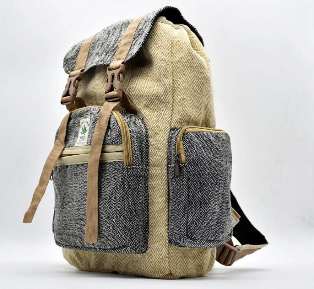 Premium Himalayan Hemp Backpack – Eco-Friendly, Durable & Handmade