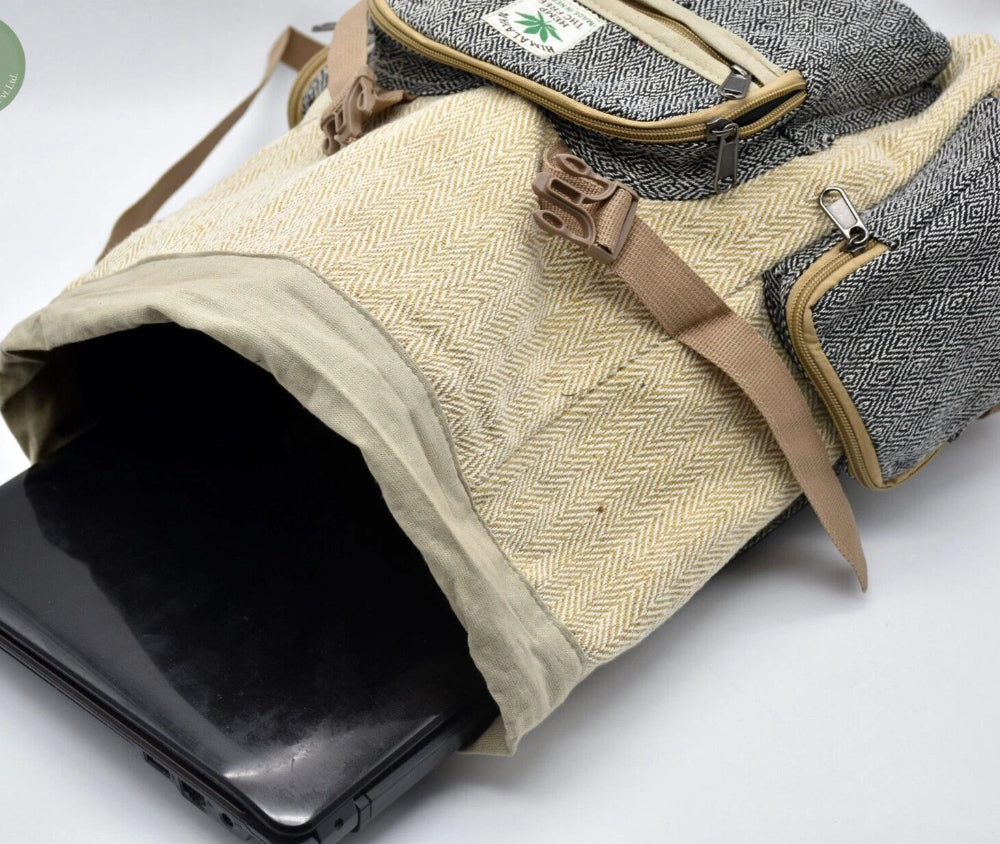 Premium Himalayan Hemp Backpack – Eco-Friendly, Durable & Handmade
