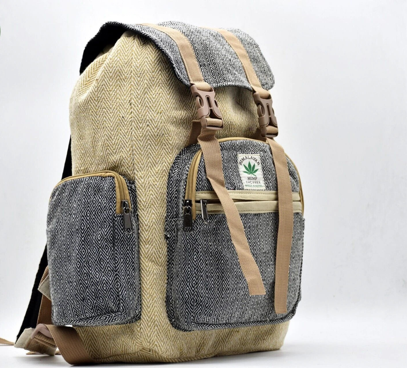 Premium Himalayan Hemp Backpack – Eco-Friendly, Durable & Handmade